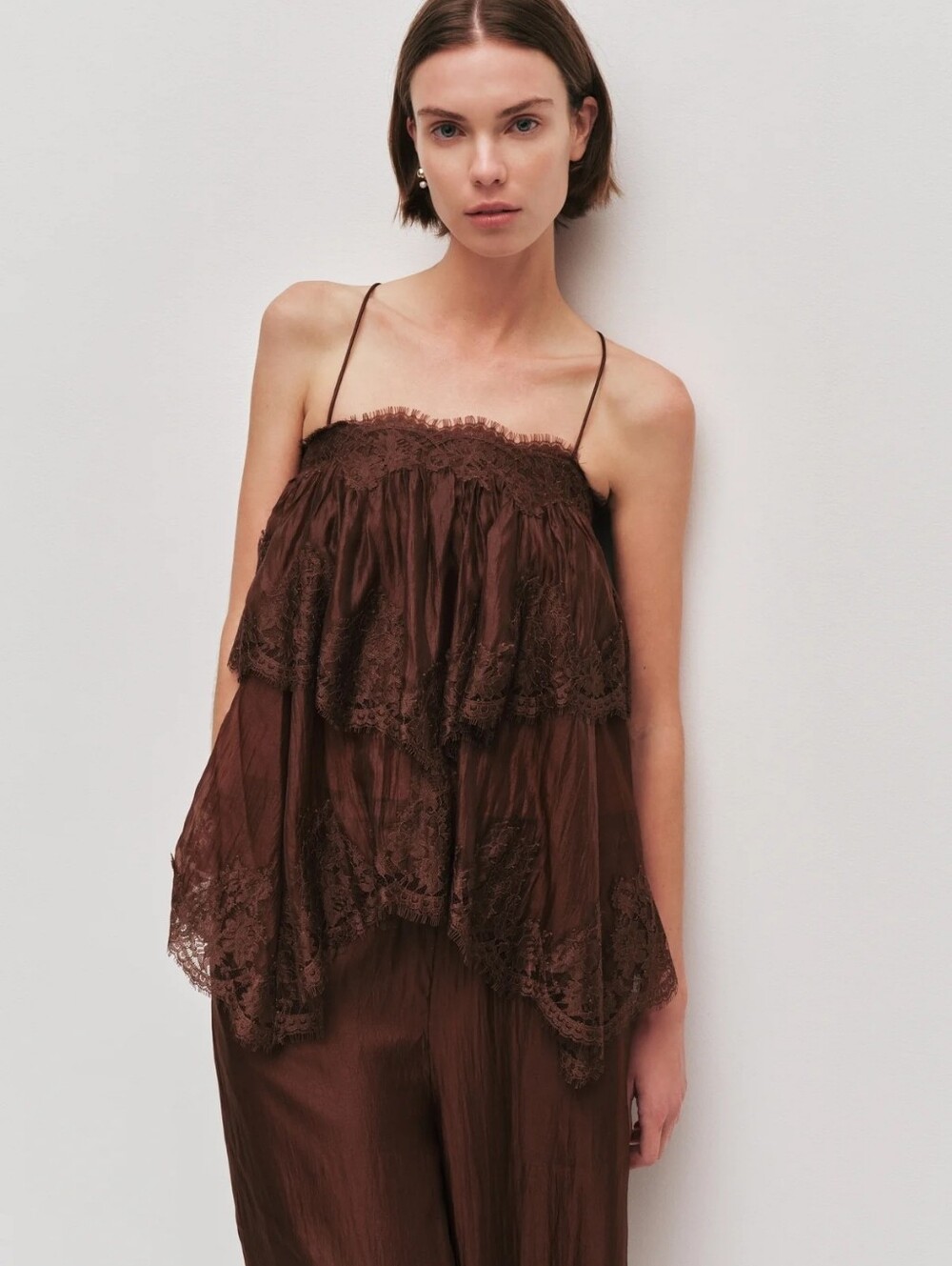 Aje Ophelia Lace Cami